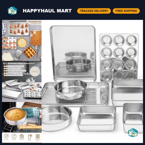 Piece stainless steel baking - steel,